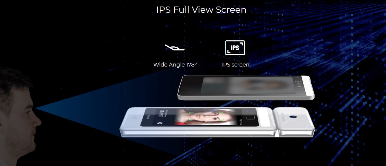  Anviz FaceDeep 5 IRT schermo IPS grandangolare a 178°